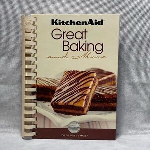 Recipes Book KitchenAid Great Baking and More Cookbook Cooking Recipes